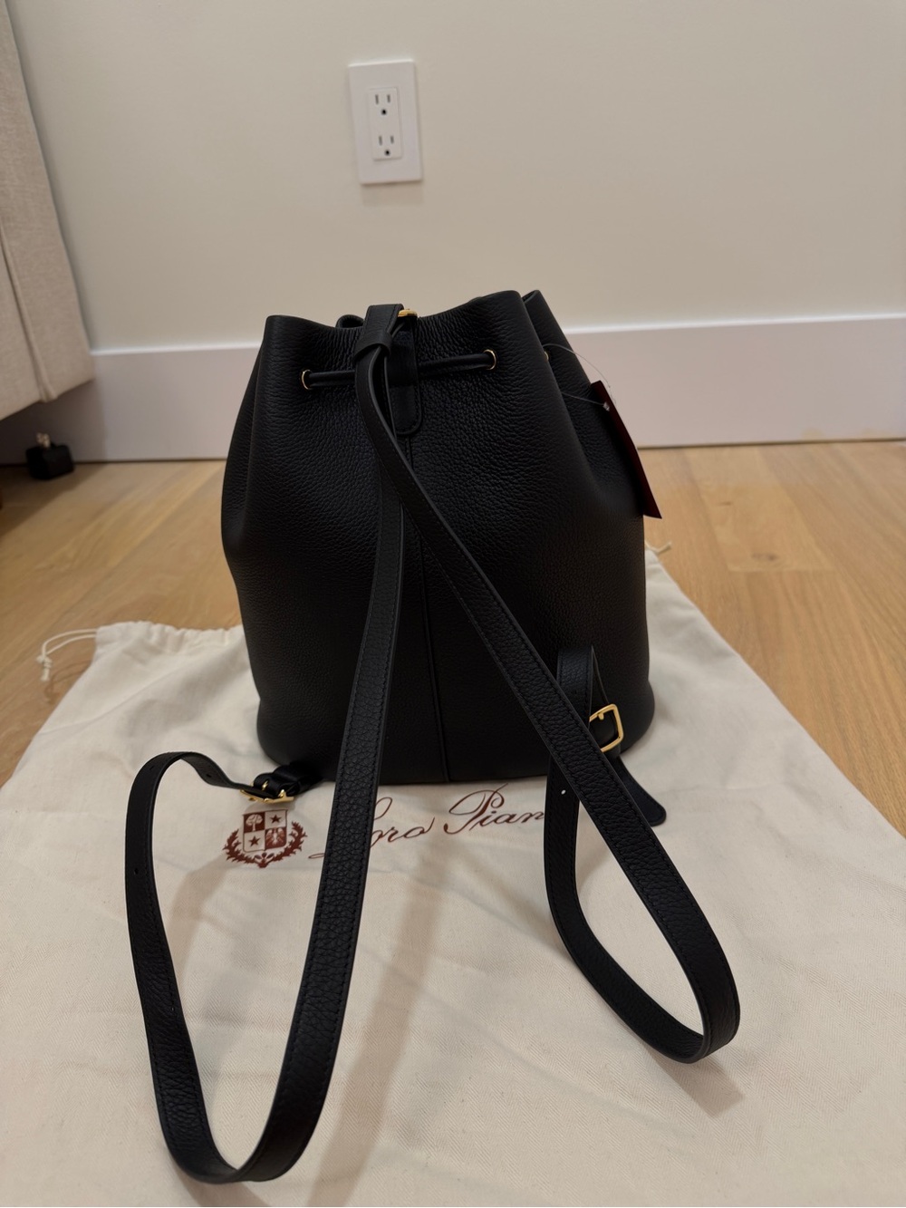 Loro Piana Extra Drawstring Backpack L27 - Picture 2 of 5